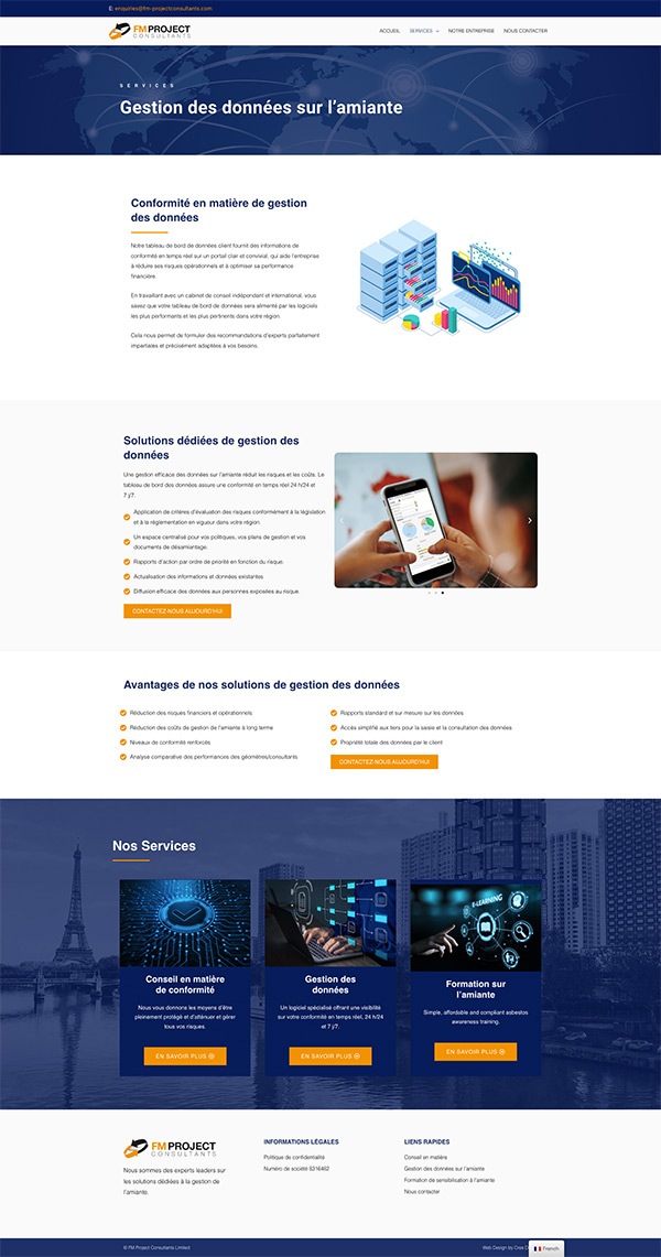 Multi Lingual Website Design - French