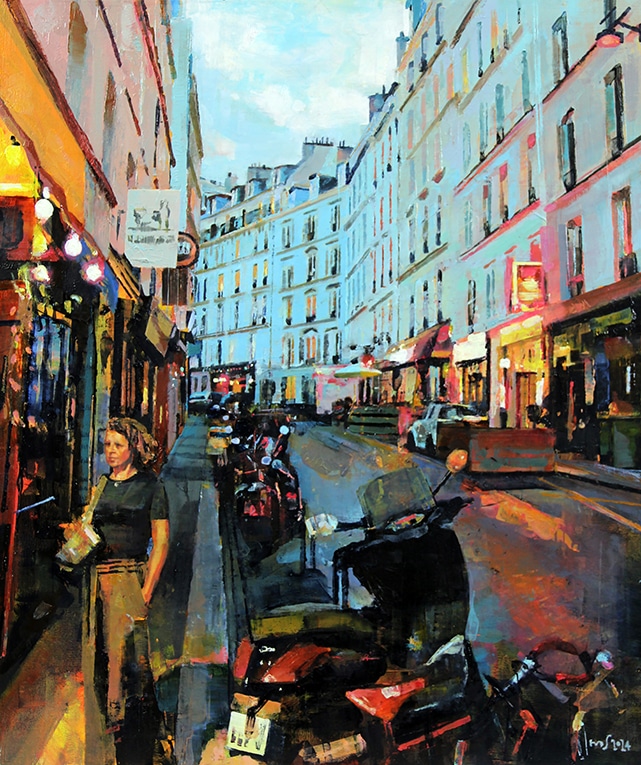 Parisian Dusk by Mark Sofilas